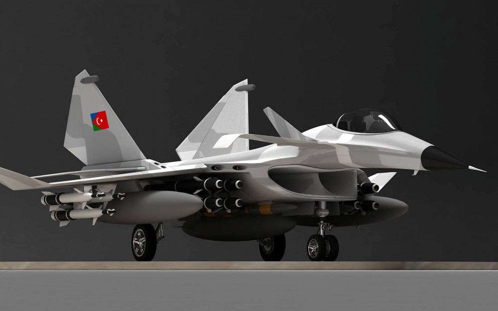 Azərbaycan &uuml;&ccedil;&uuml;n milli hərbi təyyarə - Fotolar