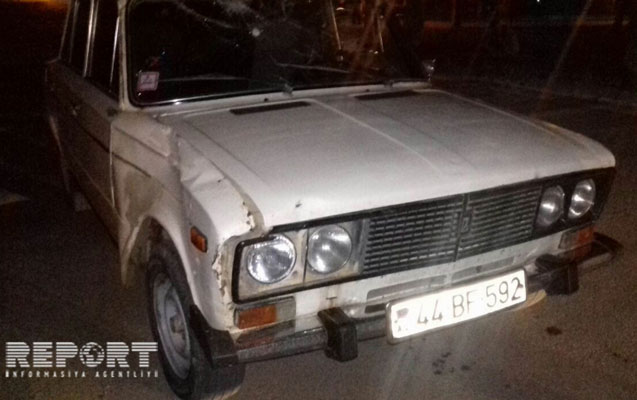 Velosiped&ccedil;ini maşın vurdu -  Foto