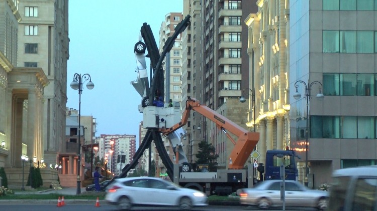 Bakıda son hazırlıq - Fotolar