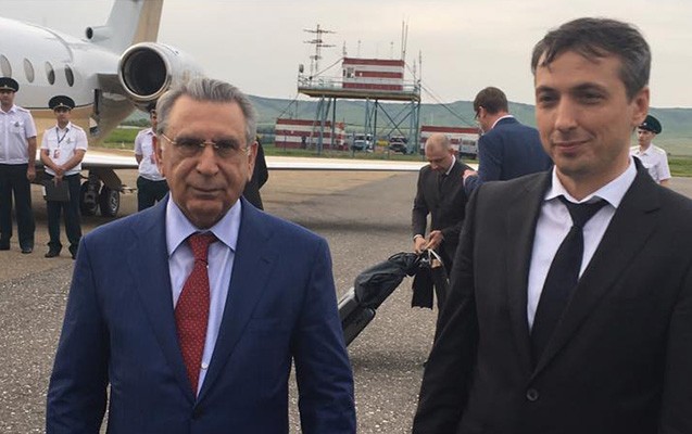 Ramiz Mehdiyev Çeçenistanda -  Azərbaycanlı nazirlə görüşdü