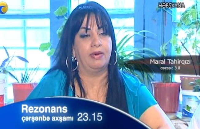 Maral Tahirqızının həbsxanadan  -  Fotoları