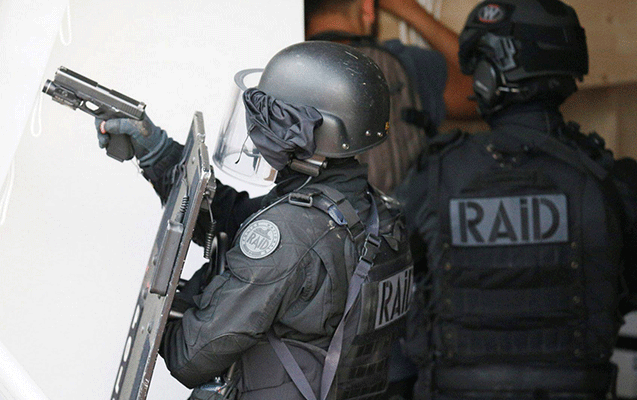 Fransa polisi Avropa &Ccedil;empionatına belə hazırlaşır - Fotolar