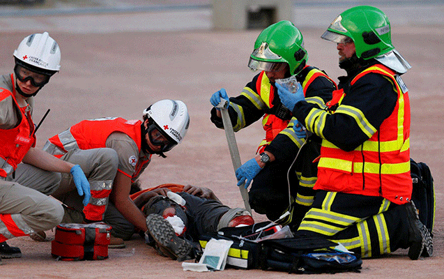 Fransa polisi Avropa &Ccedil;empionatına belə hazırlaşır - Fotolar