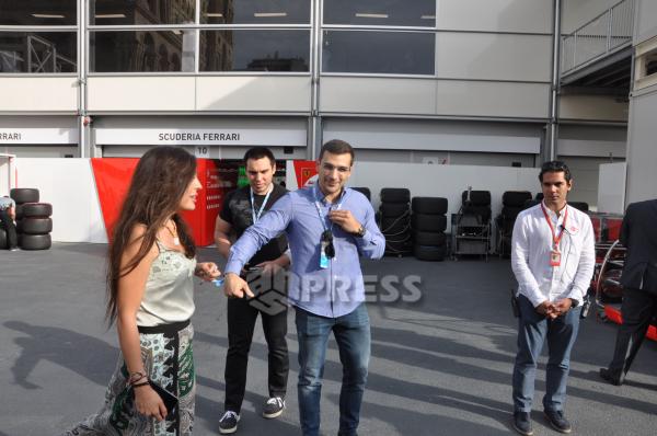 Leyla Əliyeva Formula 1-də - Fotolar Leyla Əliyeva Formula 1-də - Fotolar