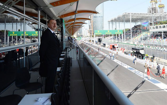 Prezident ailəsi Formula 1-də - Fotolar