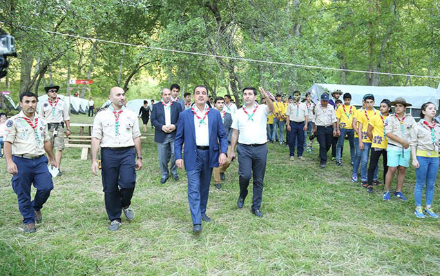 Gəncədə düşərgə təşkil olunub - Fotolar Gəncədə düşərgə təşkil olunub - Fotolar