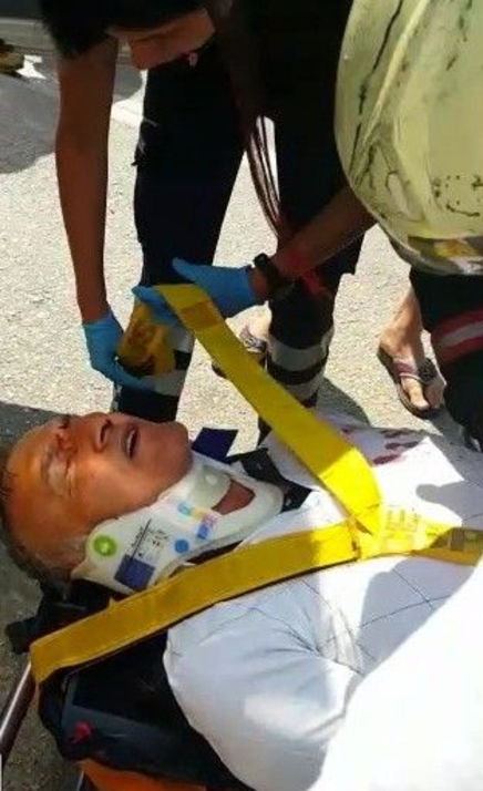 Məşhur aktyor qəzaya d&uuml;şd&uuml; -  Fotolar