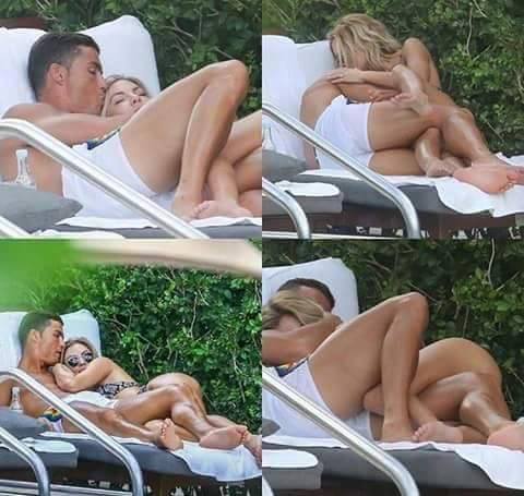Ronaldo yeni sevgilisi ilə istirahətdə -  Fotolar