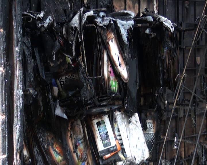 Lənkərandakı yanğından yeni - Fotolar