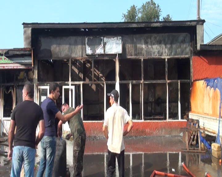 Lənkərandakı yanğından yeni - Fotolar