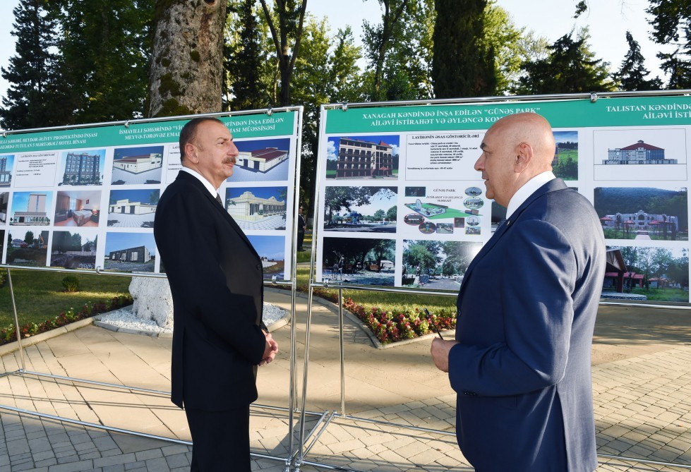 Prezident İsmayıllıdadır -  Fotolar