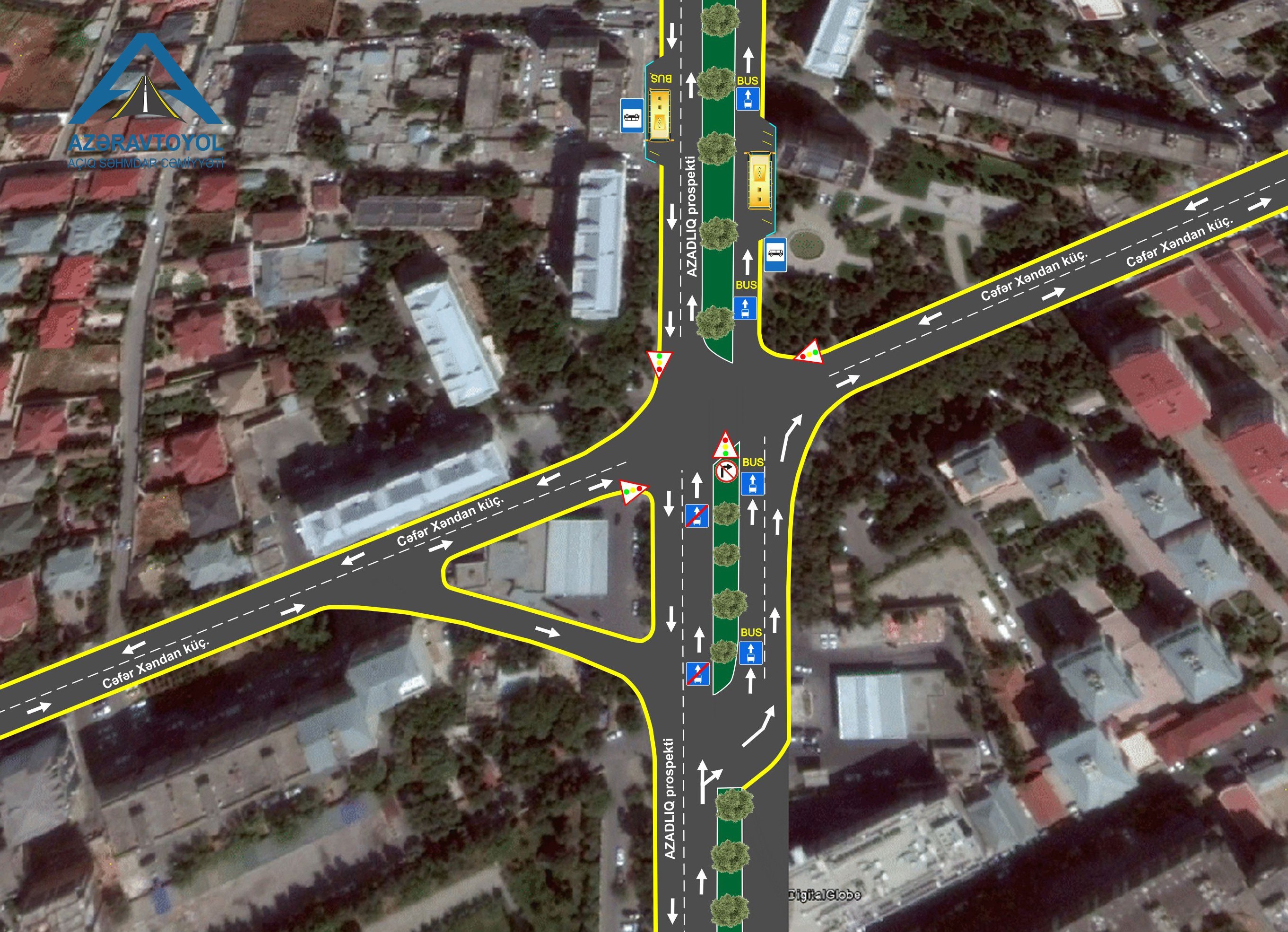 Bu prospektdəki hərəkətdə dəyişikliklər edilib - Sürücülərin diqqətinə Bu prospektdəki hərəkətdə dəyişikliklər edilib - Sürücülərin diqqətinə