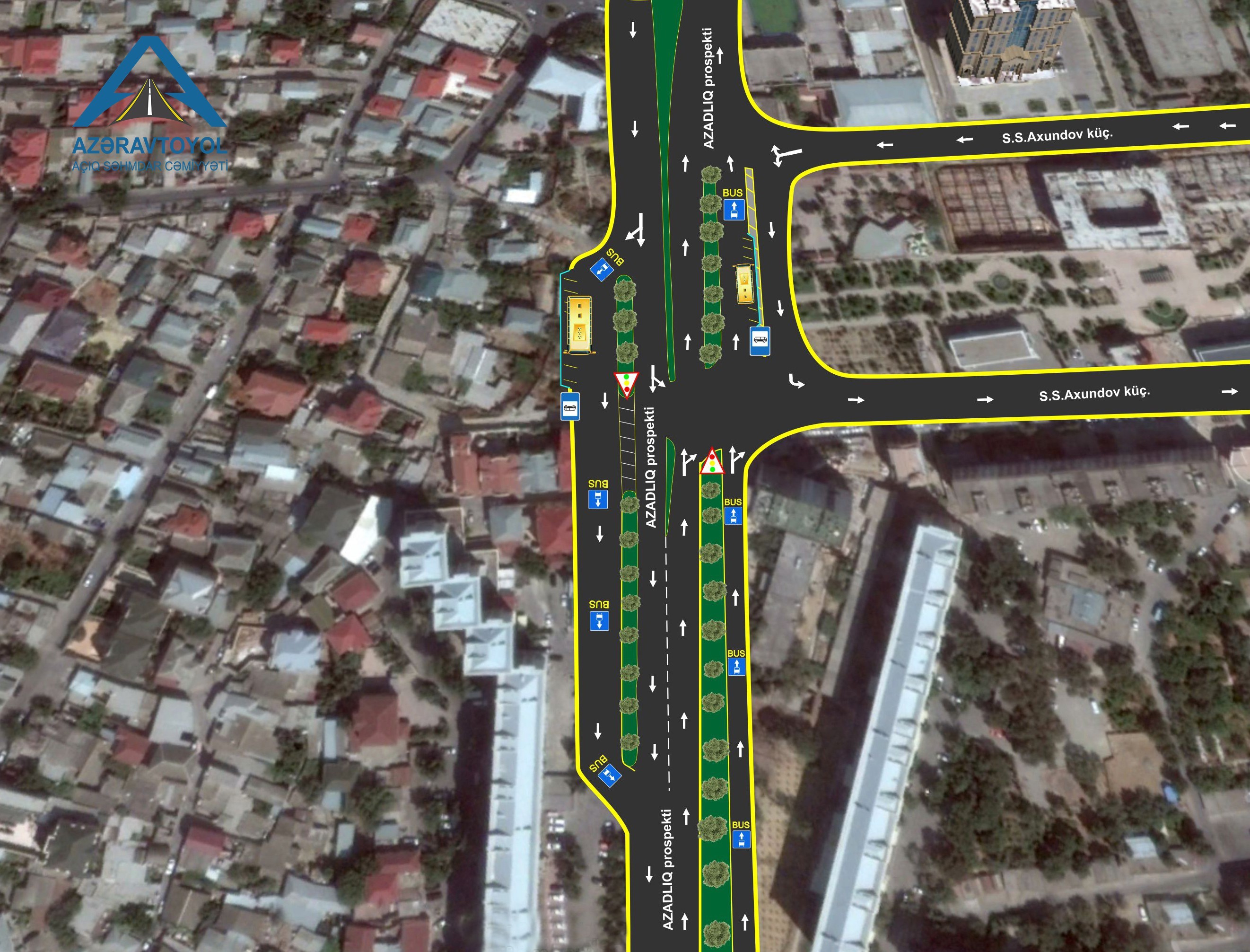 Bu prospektdəki hərəkətdə dəyişikliklər edilib - Sürücülərin diqqətinə Bu prospektdəki hərəkətdə dəyişikliklər edilib - Sürücülərin diqqətinə