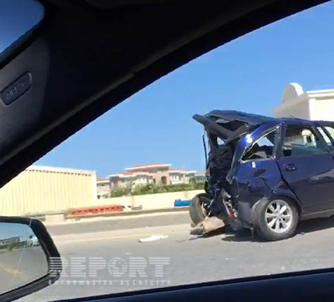 Bilgəhdə qəza -  Video