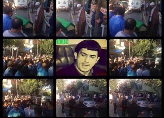 Lənkəranskinin cənazəsi məscidə aparılarkən... - Foto Lənkəranskinin cənazəsi məscidə aparılarkən... - Foto