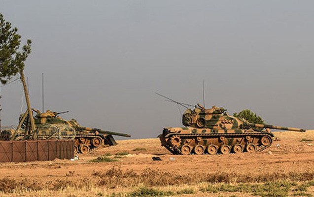 Türkiyə tankları Suriyaya girdi -  İŞİD hədəfləri bombalanır+Fotolar