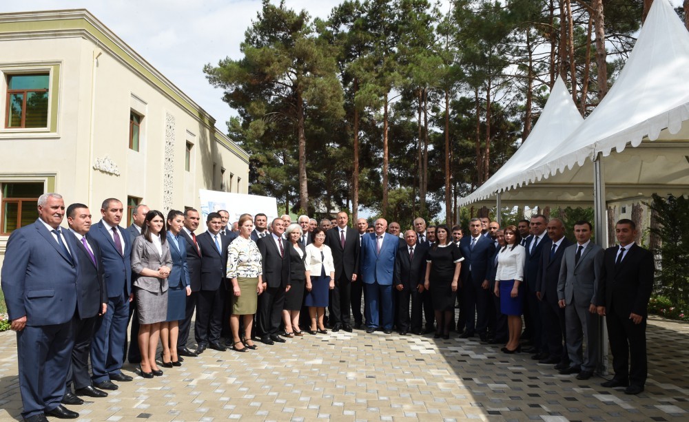 Prezident Salyandadır - Fotolar