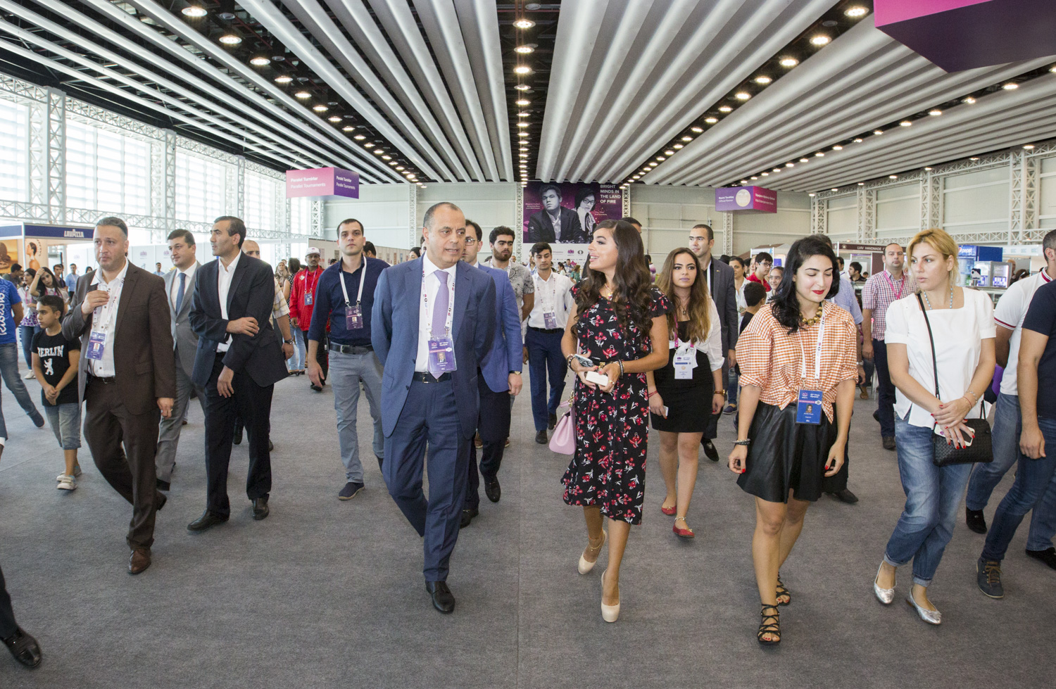 Leyla Əliyeva ilk gedişi etdi -  Fotolar