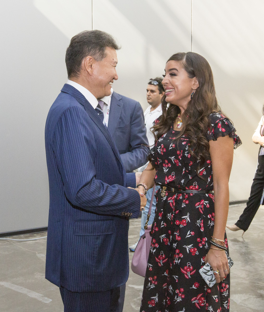 Leyla Əliyeva ilk gedişi etdi -  Fotolar