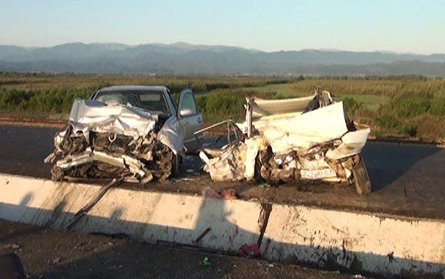 Lənkəranda 5 nəfərin &ouml;ld&uuml;y&uuml; dəhşətli qəzadan -  Fotolar + Video