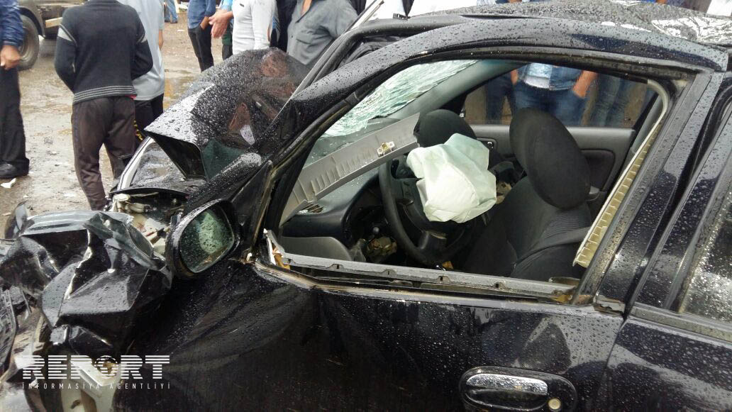 Lənkəranda ağır qəza  -  7 nəfər yaralandı+Fotolar