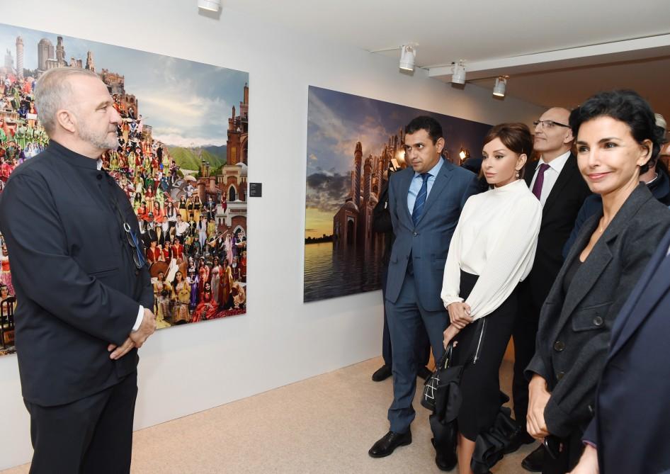 Mehriban Əliyeva “Azərbaycan şəhərciyi”ndə  -  Fotolar