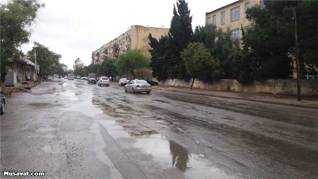 Yağışdan sonrakı Bakı… - Foto+Video Yağışdan sonrakı Bakı… - Foto+Video