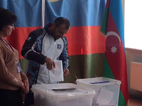 Olimpiya mükafatçılarımız səs verdi - Fotolar Olimpiya mükafatçılarımız səs verdi - Fotolar