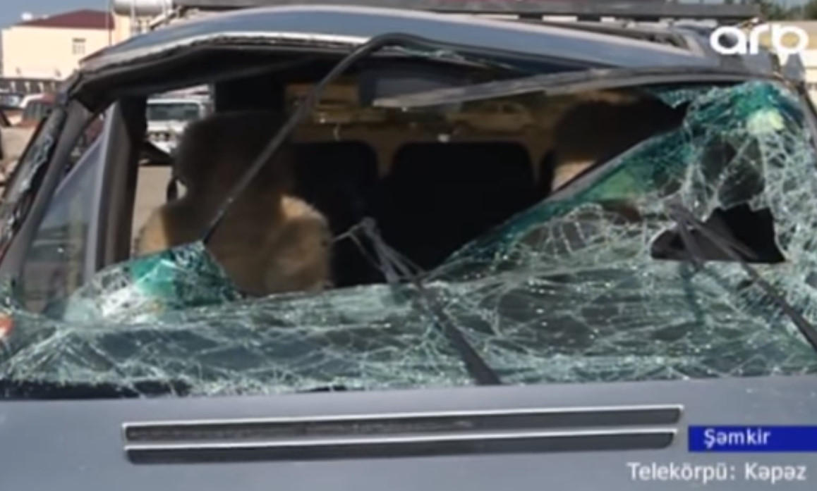 Şəmkirdə ağır yol qəzası -  1 &ouml;l&uuml;