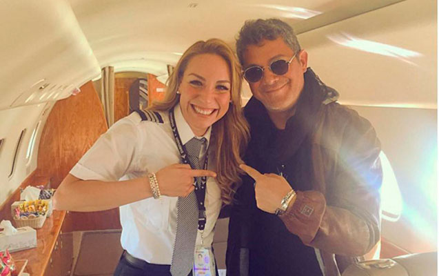 Ronaldonun qəzaya uğrayan təyyarəsinin cazibədar pilotu -  Fotolar