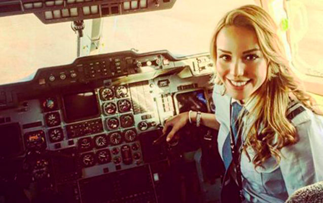 Ronaldonun qəzaya uğrayan təyyarəsinin cazibədar pilotu -  Fotolar