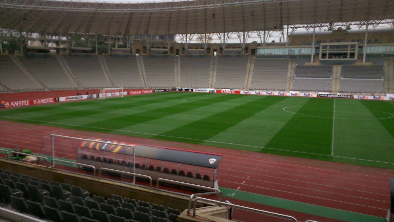 Mərkəzi arena oyuna hazırdır -  Fotolar