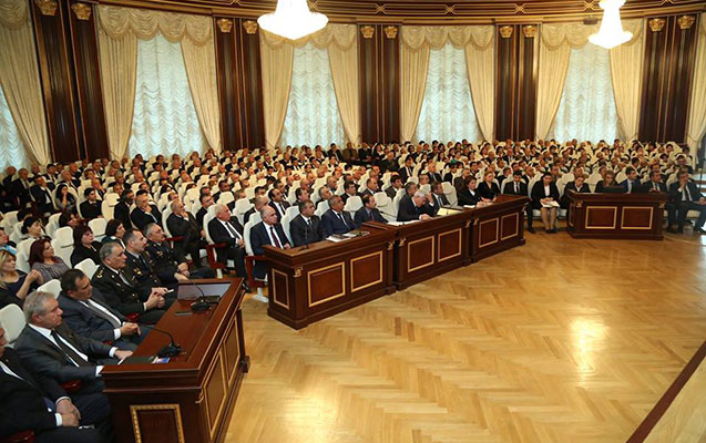 Gəncədə 9 ayın yekunları müzakirə edildi -  Fotolar