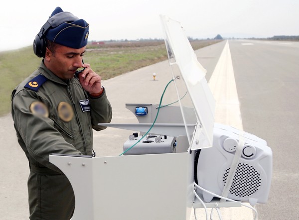 Zakir Həsənov hərbi aviabazada - Fotolar