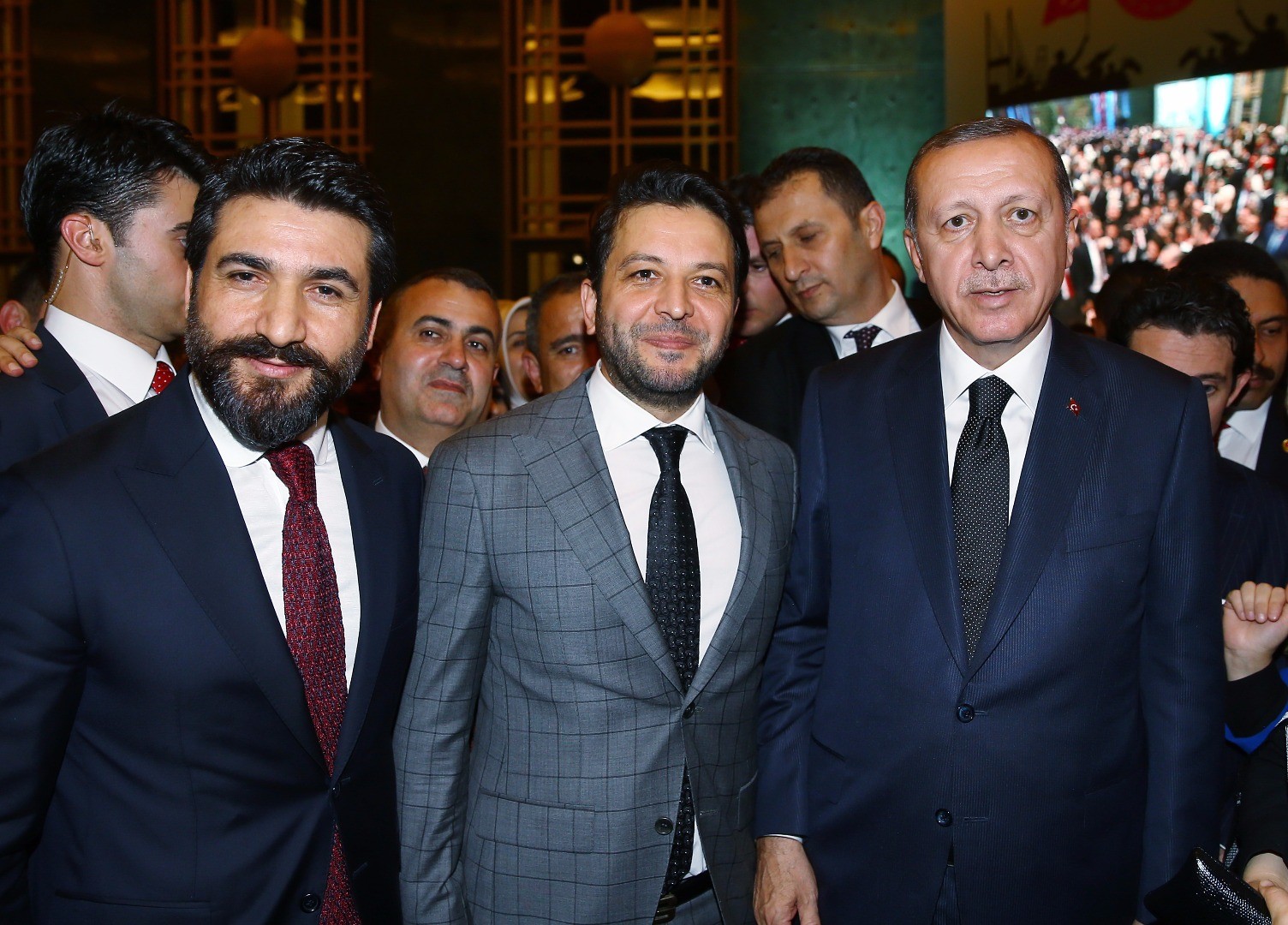 Məşhurlar Ərdoğan və xanımı ilə bir arada - Fotolar