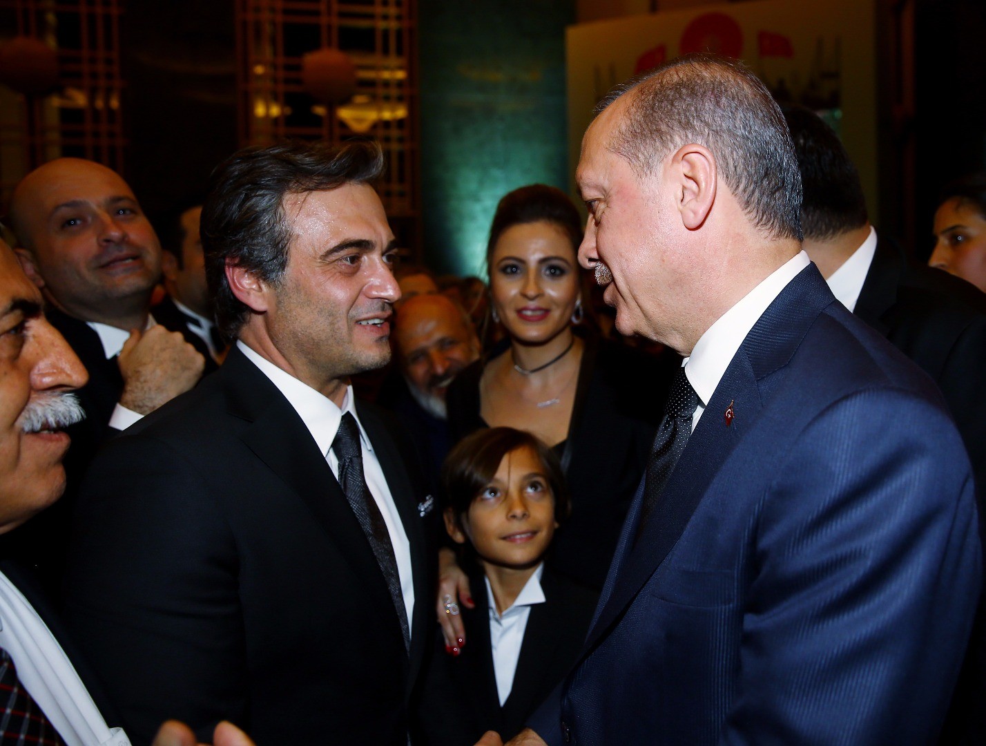 Məşhurlar Ərdoğan və xanımı ilə bir arada - Fotolar