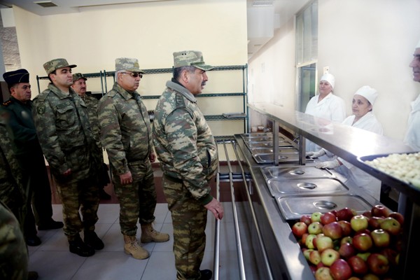 Zakir Həsənov hərbi aviabazada - Fotolar