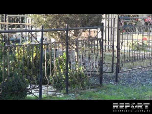 Cəlilabadda qəbiristanlıqda oğurluq olub - Fotolar