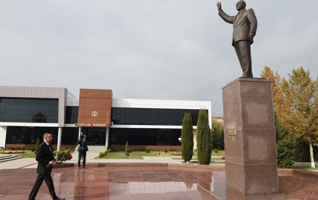 İlham Əliyev düyməni basdı - Foto+ Yenilənib