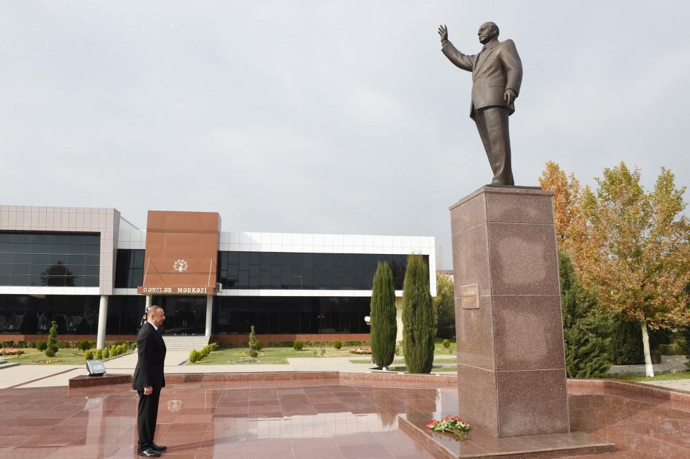 İlham Əliyev düyməni basdı - Foto+ Yenilənib