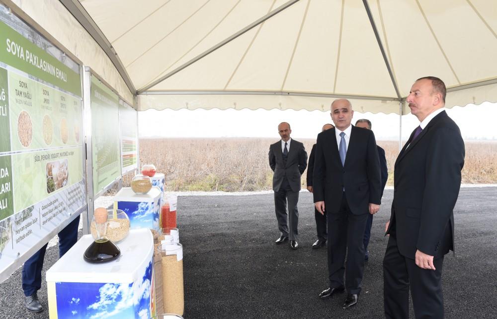 Prezident “Qarabağ Taxıl” MMC-də -  Fotolar