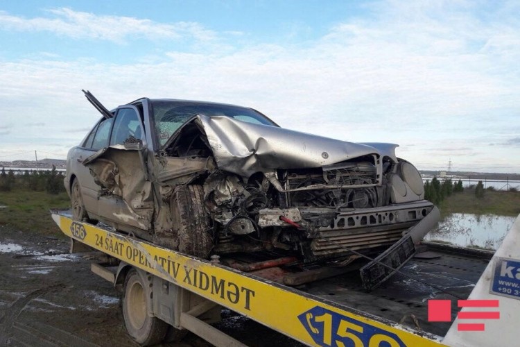 Masazırda dəhşətli qəza - 1 ölü, 2 yaralı+ Fotolar