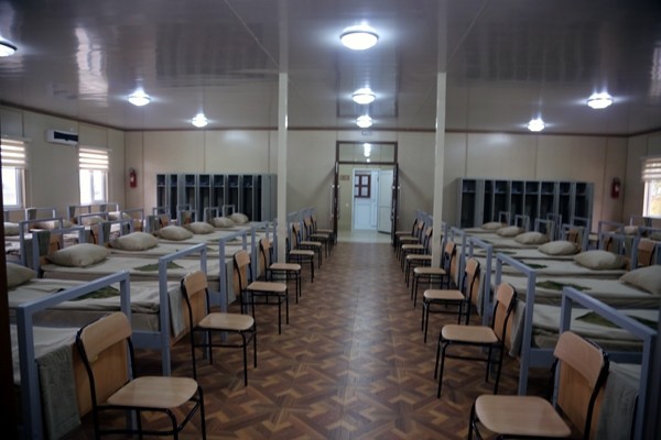 Nazir hərbi hissələrdəki yeni yaşayış komplekslərinin açılışında - Fotolar