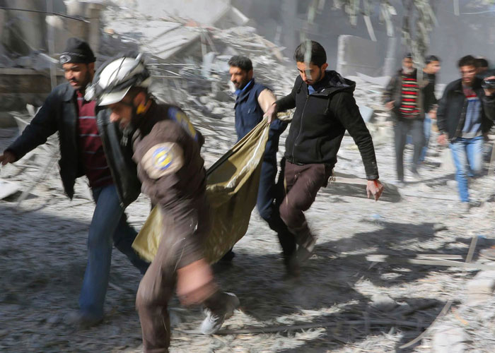 Hələbdəki sonuncu xəstəxana bombardman edildi - Dəhşətli fotolar