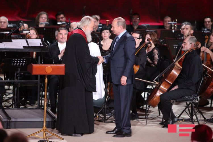 Şeyx Patriarx Kirillin 70 illik yubiley mərasimində - Fotolar