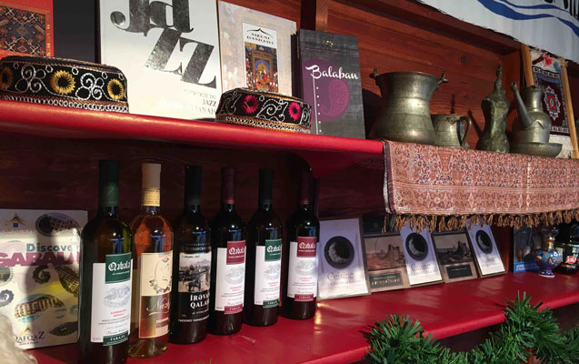 Mülhaus Milad yarmarkasında Azərbaycan köşkü - Fotolar