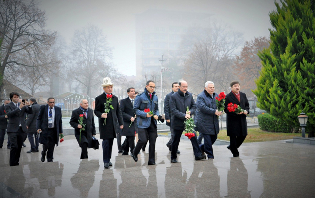 TÜRKSOY mədəniyyət nazirləri Şəkidə -  Fotolar