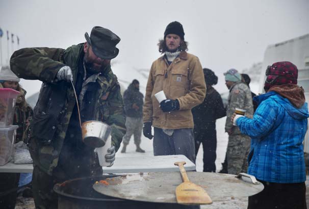 Donsalar da, etirazı dayandırmırlar - ABŞ-dan maraqlı fotolar