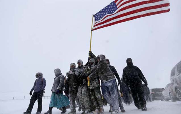 Donsalar da, etirazı dayandırmırlar - ABŞ-dan maraqlı fotolar