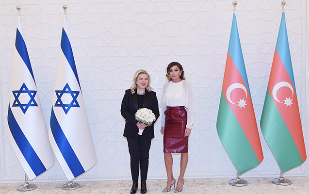 Mehriban Əliyeva Sara Netanyahu ilə naharda -  Fotolar